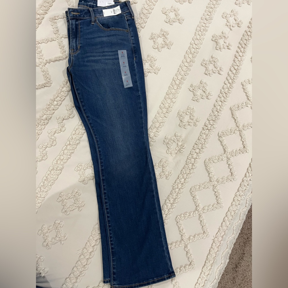 Old Navy Mid-Rise Kicker Boot Cut Jeans